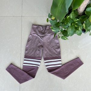 Bombshell Sportswear Thigh High Leggings - Mauve Purple / Violet XS